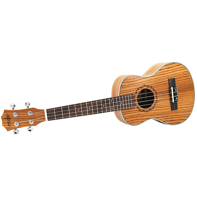 Акустический тенор Гавайские гитары укулеле Набор 26 дюймов Zebrawood Wood Ukelele 4 струны Гавайская гитара; музыкальные инструменты
