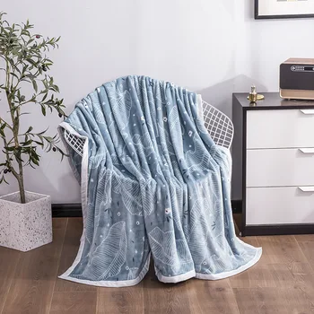 

Spring and Autumn Cloud Mink Fleece Blanket Nordic Simple Skin-friendly Soft Office Warm Blanket Gift blankets