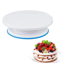 Пластиковый торт вращающийся стол DIY принадлежности для приготовления кондитерских изделий Подставка для торта Торт Поворотный Стол вращающиеся украшения для выпечки Инструменты