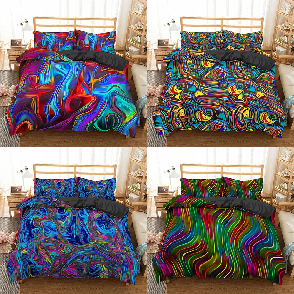 Homesky Abstract Art Bedding Set Duvet Cover King Queen Size Bed Set Printing Comforter set Home Textiles Bedclothes Homesky Abstract Art Bedding Set Duvet Cover King Queen Size Bed Set Printing Comforter set Home Textiles Bedclothes