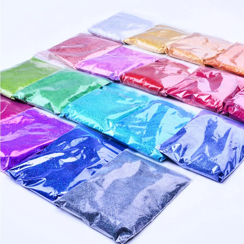 

21pcs Holographic Nail Glitter Powder Shining Sugar 50G/Bag Nail Glitter Hot Sale Dust Powder For Nail Art Decorations 21 Colors