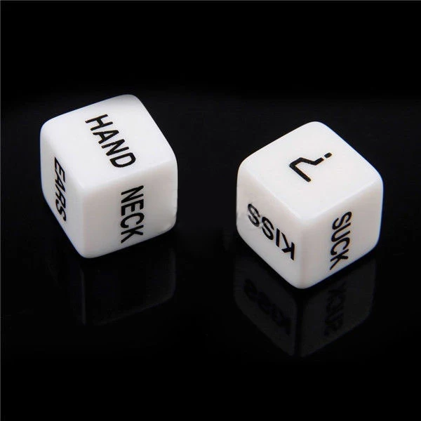 2pcs Adult Erotic Sex Dice 6Sided D6 Dices Party Board Game Funny Toy Love Couples Prop Gift