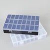 Practical 24 Grids Compartment Plastic Storage Box Jewelry Earring Bead Screw Holder Case Display Organizer Container 2