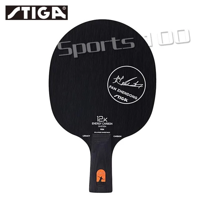 오리지널 Stiga 탁구 블레이드, 최고 품질, 탄소 유거시, Zhendong 세계 챔피언