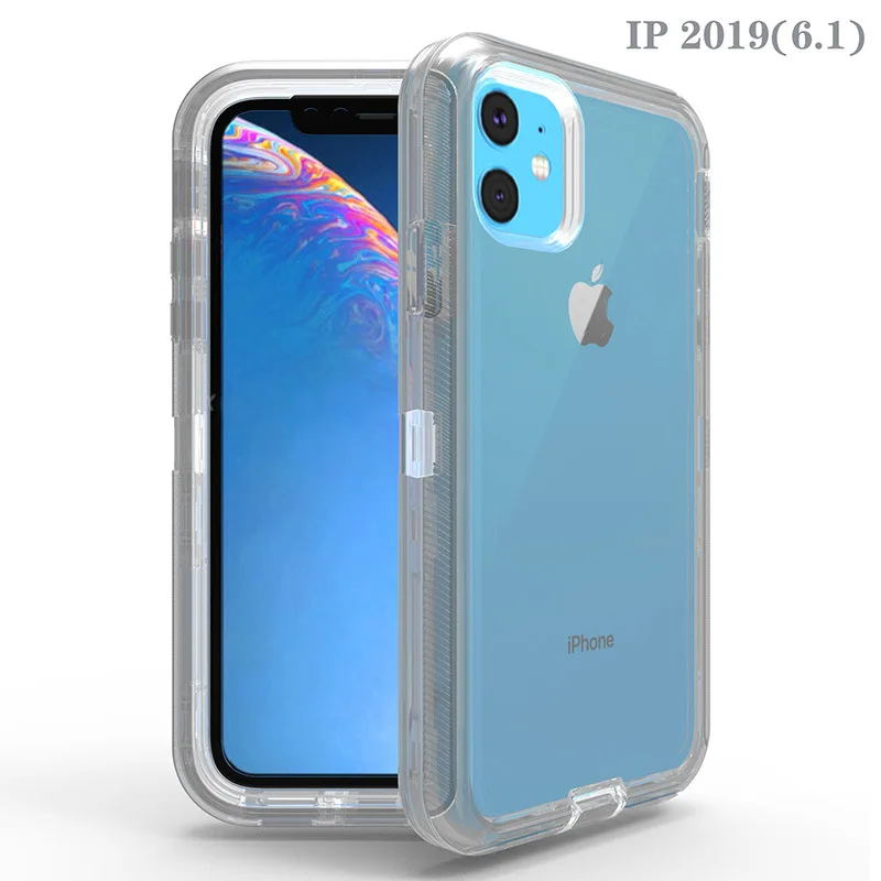 MGECD ТПУ прозрачный и прочный защитный чехол для iphone xr мягкая защита для Apple X XsMAX 8Plus 7Plus защита от падения - Цвет: Серый