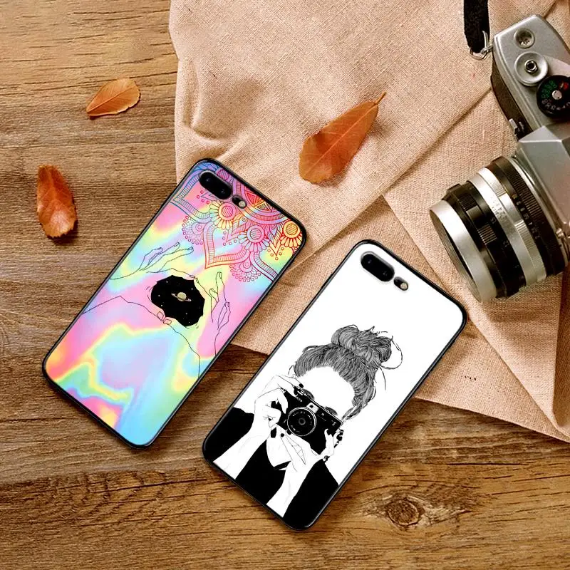 Силиконовый чехол для Xiaomi mi 6X X 2S 3 F1 9 CC9E CC9 8 SE A2 LITE A3 PRO 9T черный и белый