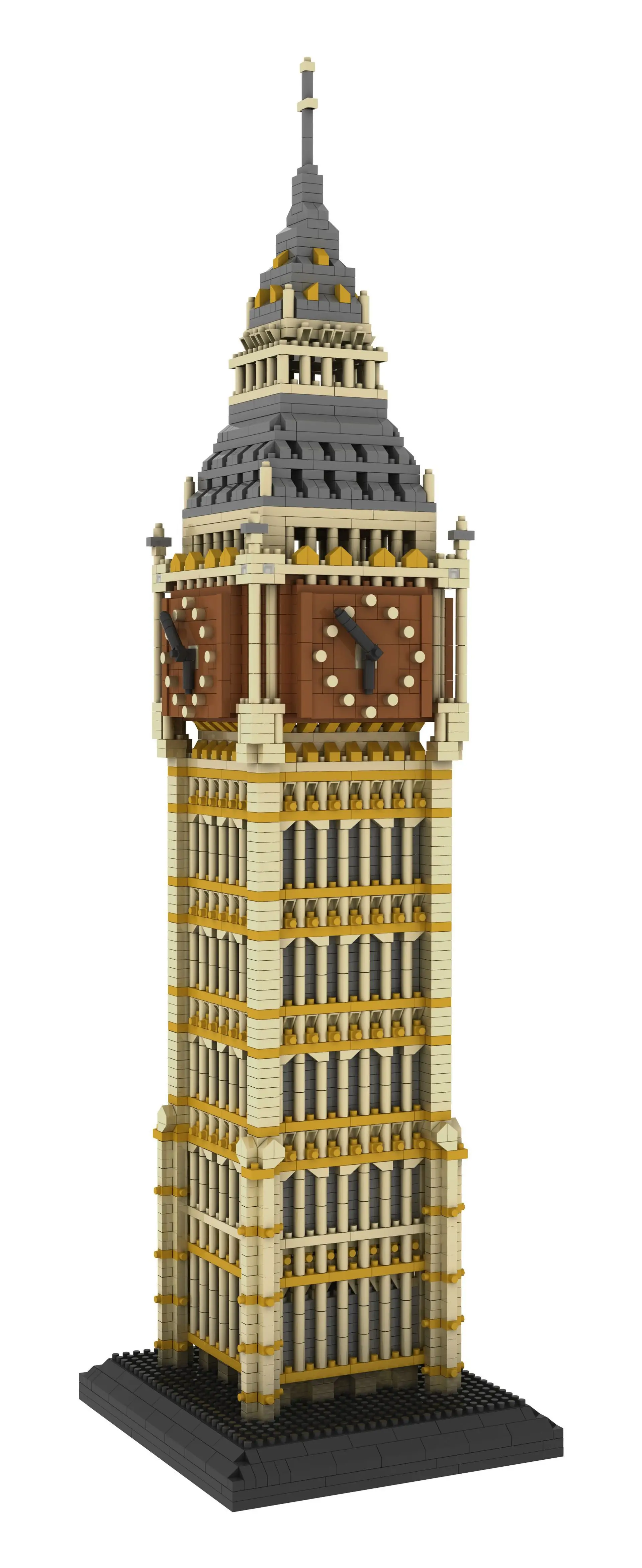 Set, Big ben, Micro City Arquitetura, Mini Tijolos, Modelo, Diamante