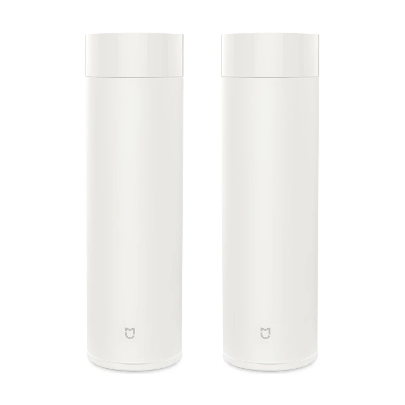 2pcs Оригинальная Термокружка Xiaomi Mijia, 500 мл, Термокружка, термос из нержавеющей стали, 12 часов, Теплая/холодная, Прямая поставка - Цвет: 2pcs