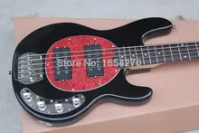 

Factory High Quality 5 string music man stingray Active pickups 9V battery guitar Electric Bass Guitar in stock 151112