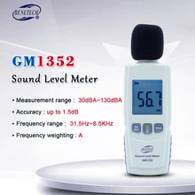 Sound-Level-Meter Noise-Tester Digital Backlight 30-130db-In-Decibels with Accuracy-Up-To-1.5db