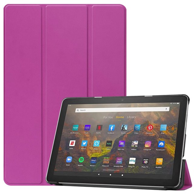 Stand for Fire HD 10 （2021）10 inch Tablet PU Leather Tablet Case for Fire HD 10 (2021) Cover Case