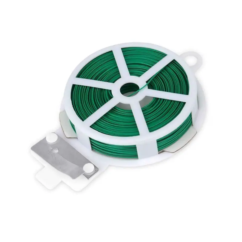 Portable 100M roll wire twist ties for garden cable gardening climbers slicer plant support care plant ties plastic plant cable ties plastic plant supports plant clips plant climbing support plant stem support plant support racks plant support connector plant support stick