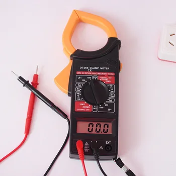 

Factory Direct Dt266 Digital Clamp Gauge High Precision Clamp Meter Measuring Voltage Ammeter Clamp-Type Multimeter