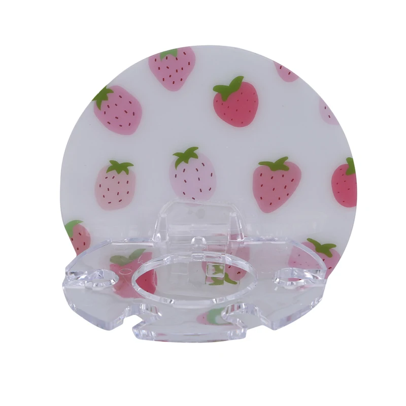 Strawberry Настенный держатель для зубных щеток, ящик для хранения для ванной комнаты, аксессуары для инструментов, крепкая паста, зубная паста, бритва, подставка для хранения зубных щеток - Цвет: Strawberry