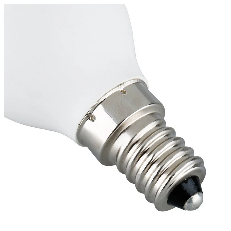 New 6pcs LED Lamps Candle Light Bulbs Candlesticks 2700K AC220-240V, E14 470LM 3W Cool White