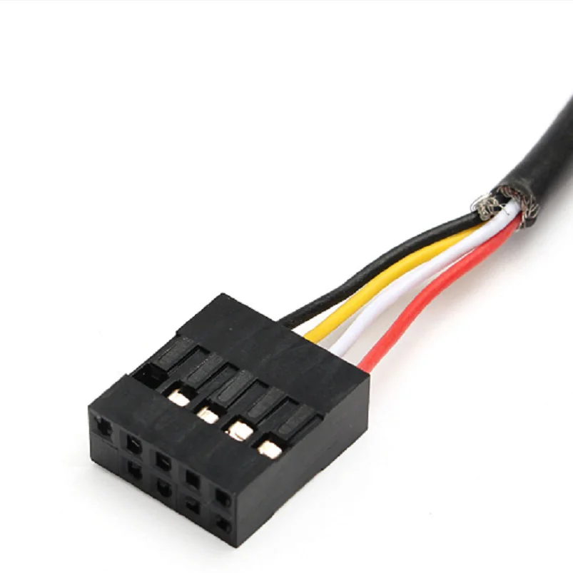 USB 2,0 Мужской от 1 до 2 9Pin USB коннектор Женский кабель карта USB2.0 до 9-pin usb-хаб USB 2,0 9-контактный разъем порт Multilier