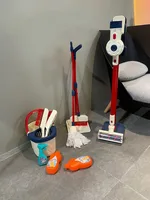 Baby Mop Kids Broom And Dustpan Set Children Learning Educational Mop Floor Toy Cleaning Up Learning Toy For 3 To 12 Years 1