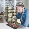 CubicFun 3D Puzzle USS Constitution Vessel Ship Model US Navy Building Kits for Adults Kids 193 Pcs Stress Relief Deco Gifts 3