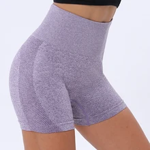 

FAKUNTN Sports Seamless Shorts Women Push Up High Waist Fitness Shorts Female Slim Workout Short Pants Dropship 2020 New