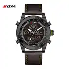 KDM водонепроницаемые Бизнес часы бизнес человек Waistwatch ночной задний светильник мужские часы роскошный сплав чехол теплый кожаный ремешок
