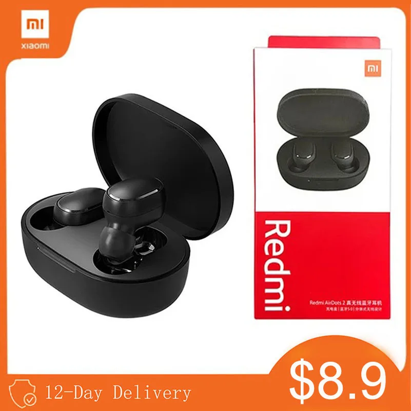 Оригинальные Xiaomi Redmi Airdots s 2 с Bluetooth 5 0 для игровой гарнитуры беспроводные наушники