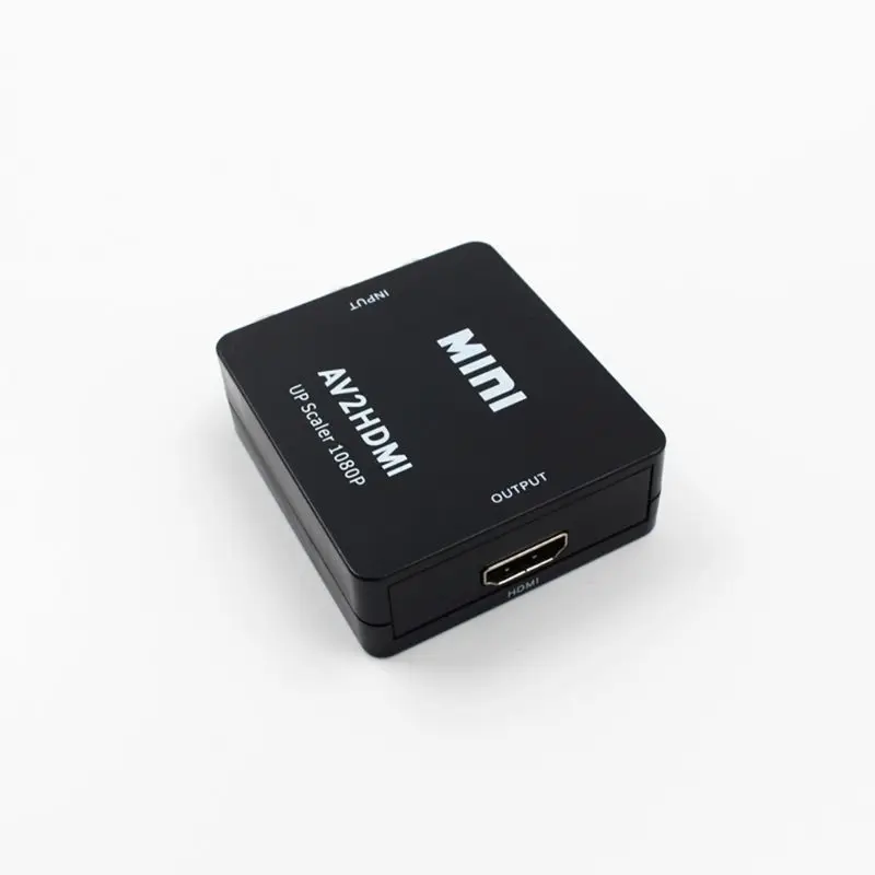 AV в HDMI конвертер адаптер AV CVBS 3RCA в HDMI конвертер коробка 1080P видео AV2HDMI конвертер для HDTV PS3 PS4 DVD PC D08A