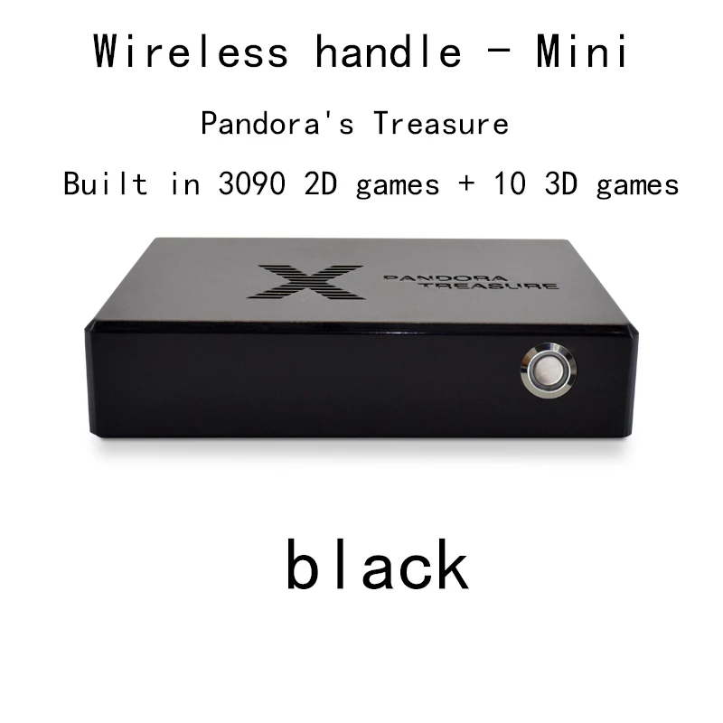 Pandora Box 3100 игр в одной встроенной аркадной 2D/3D видео игры мини портативный HD качество подключения PS3 ТВ и т. Д. Игровой консоли - Цвет: Wireless-black
