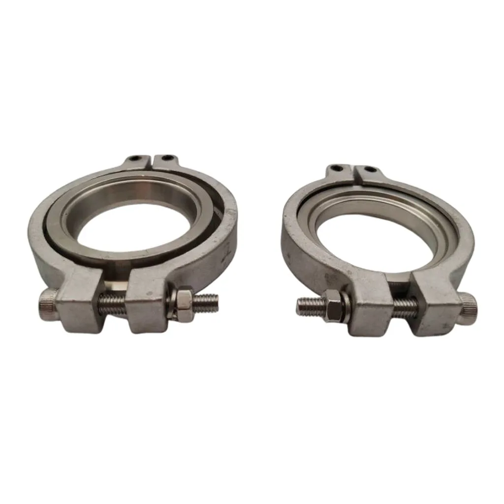 304 Stainless Steel V Band Flang Clamp Set For Tial External Wastegate 44mm