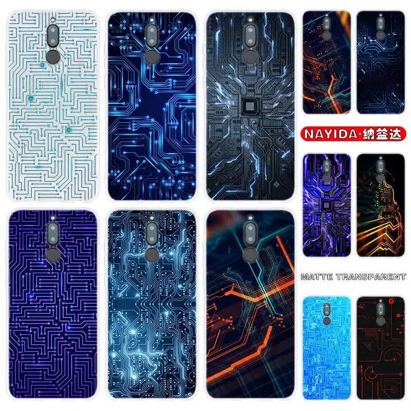 Чехол для телефона Huawei Mate 30 20 10 Lite Pro Cover Y7 Y9 2019 2018 2017 Nova 5T 4 3 печатная плата |