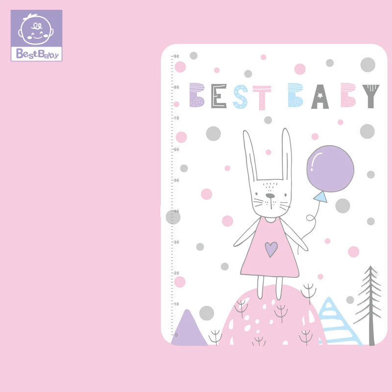 Rabbit Pink Пеленальный Коврик для ребенка портативный складной моющийся компактный дорожный Пеленальный пеленальный коврик Водонепроницаемый Матрас простыня - Цвет: Rabbit Pink