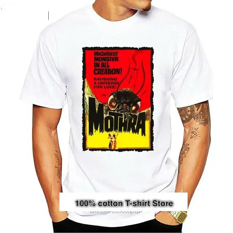 Camiseta de MOTHRA OLD MOVIE1961THRILLER para hombre SCI-FISIZES S-5XL G0535 | Мужская одежда