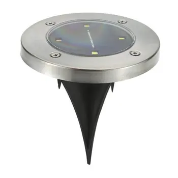 

Solar Power Light Buried Light Under Ground Lamp Outdoor Path Way Garden Decking White Warm White Light Lawn Lamp