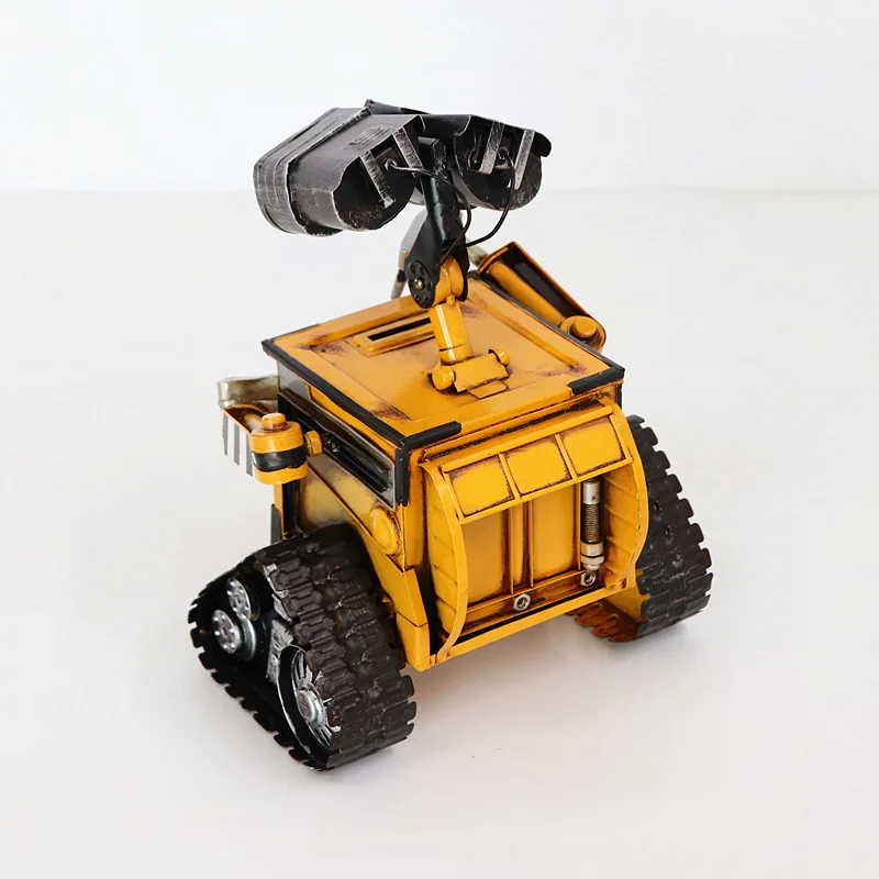 Стена e робот Фильм модель холоднокатаная сталь металл фигурка игрушка кукла robote ручной работы ремесла juguetes figulas таракан wall-e