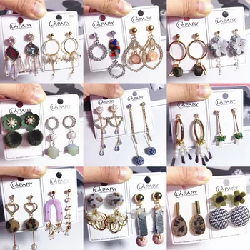 

30 Pairs/lot simple cute women jewelry earrings wholesale 201102-130