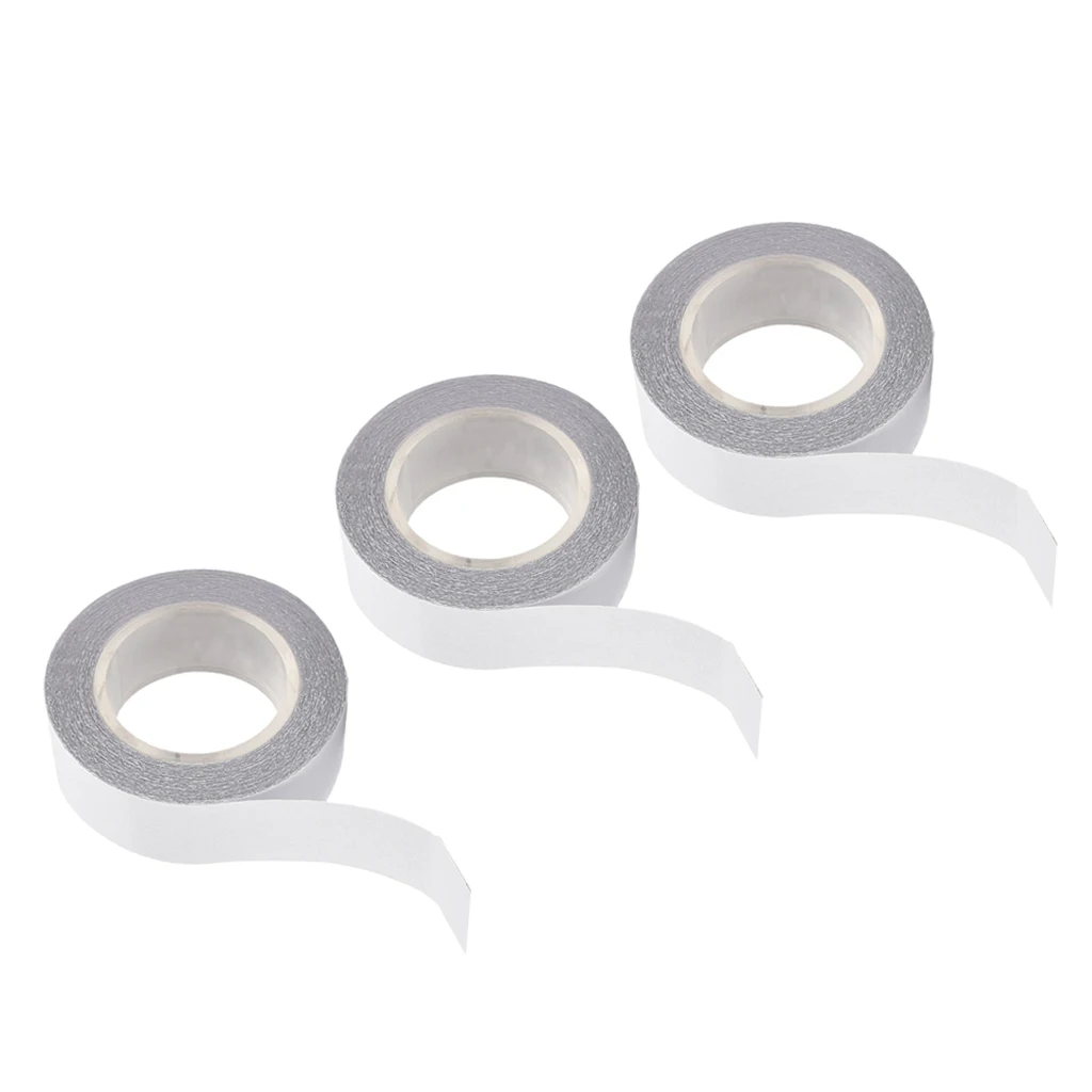 3x Womens Body Tape Clear Fabric Double Sided Clothing Tape for Apparel Clothes Dress Bra Sewing Accessories Hair Extension Tape