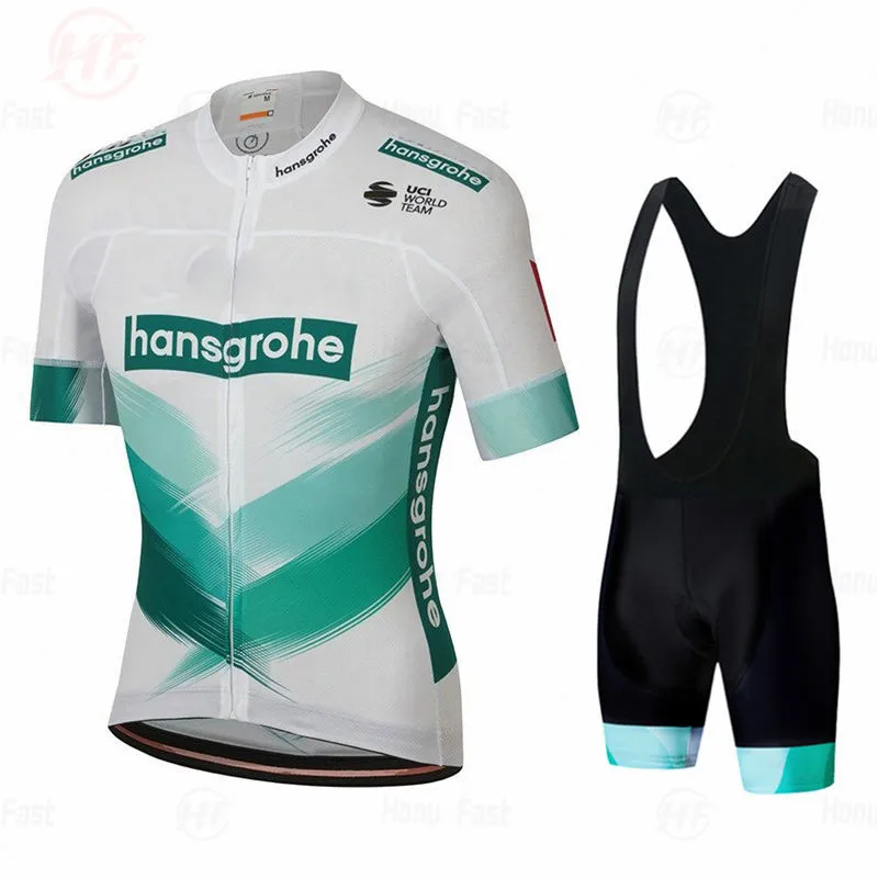 Новинка 2020 Boraing Hansgrohe комплект велосипедных Джерси с коротким рукавом