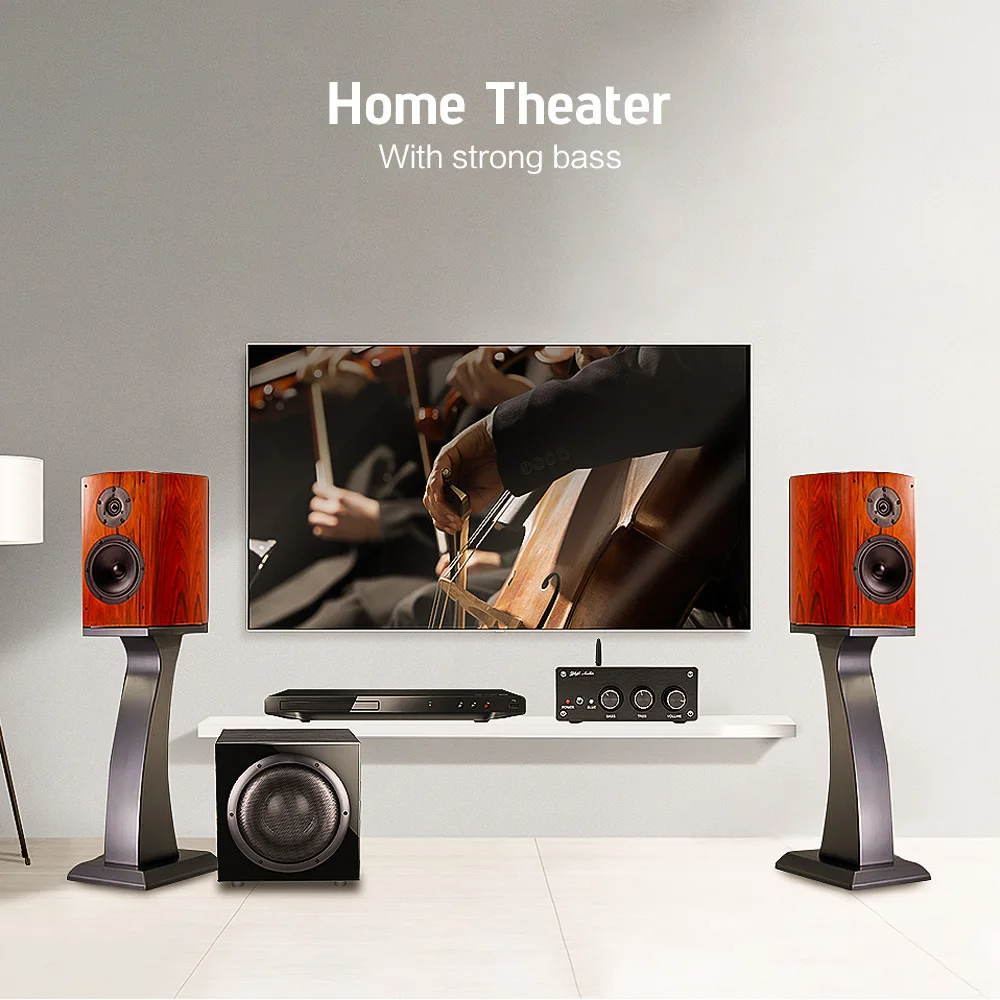 TAS5613 Bluetooth 5 0 сабвуфер усилители HIFI 2 1 канал класса D высокой мощности Цифровой