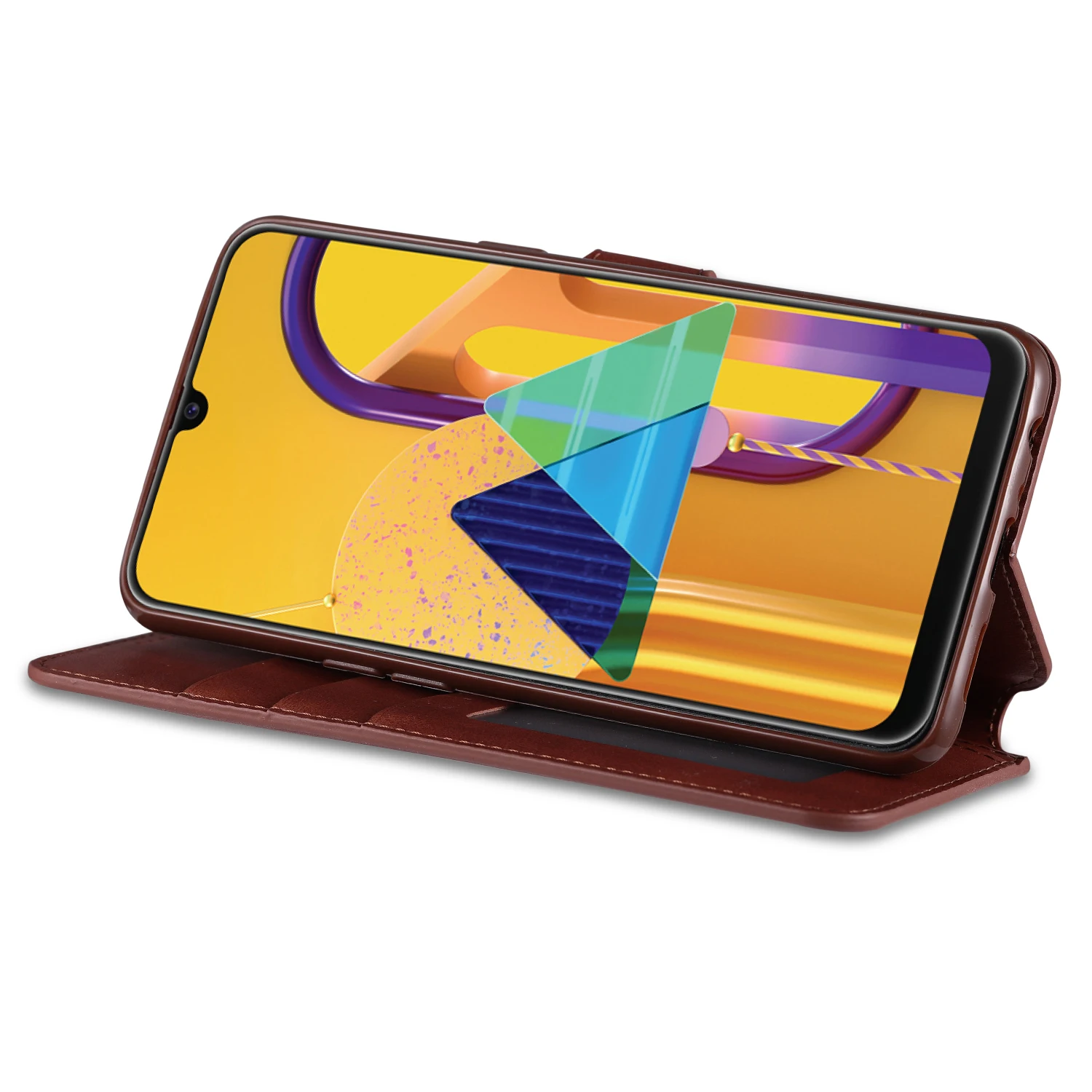 Кожаный чехол-бумажник для samsung A10S держатель для карт откидная крышка samsung Galaxy A10S чехол