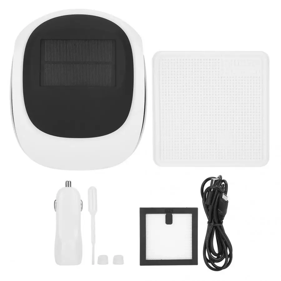 

Solar Powered Car Anion Air Purifier Car Aroma Diffuser Gift Intelligent Control