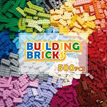 

200-1000 Pcs Building Blocks City DIY Creative Bricks Model Constructor Educational Kids Toys For Children