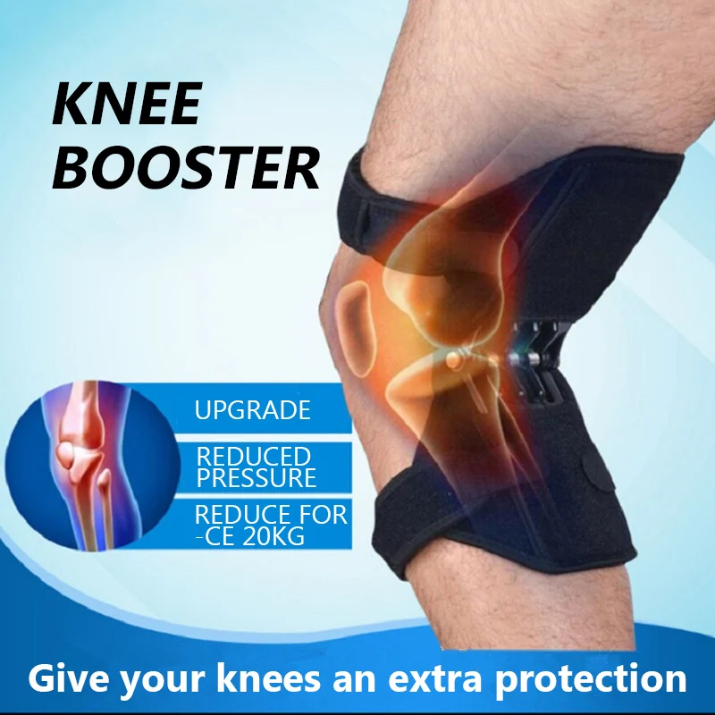 Knee Pads Joint Support Knee Booster Powerful Rebound Spring Force Non