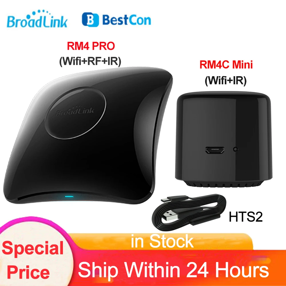 Broadlink-controle Remoto Universal Inteligente Rm4 Pro Wi-fi Rm4c Mini ir Sensor Alexa Alexa