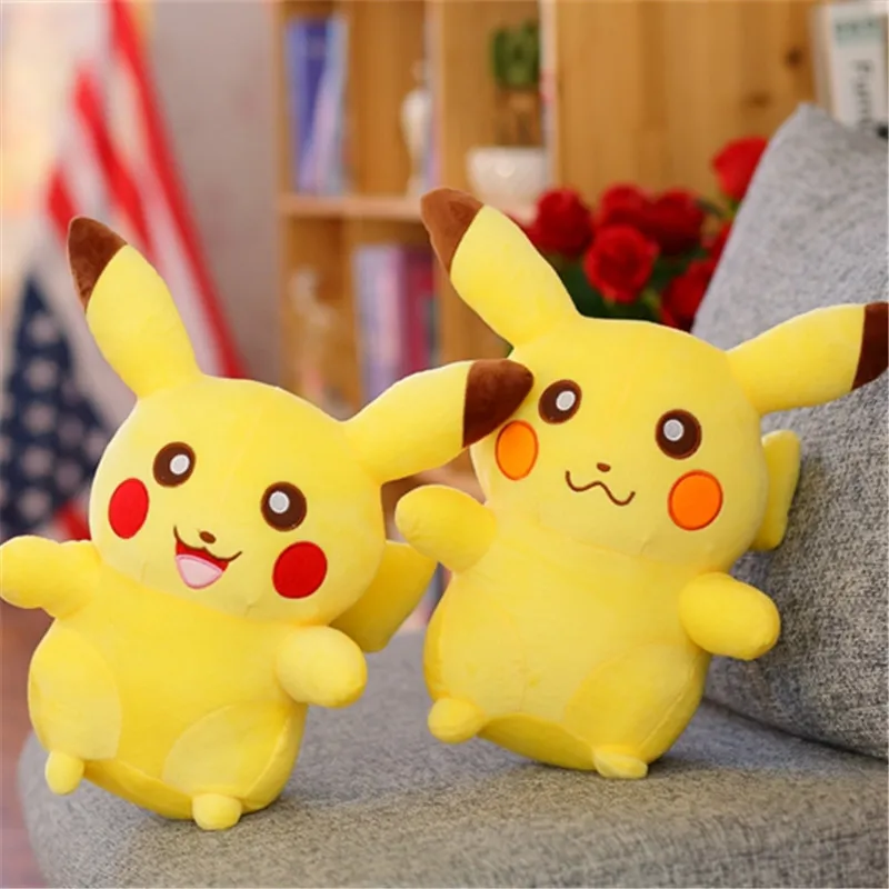 Classic explosion models soft fabric filled cartoon anime plush toy Pikachu doll pillow sleep pillow toy furniture decoration pi