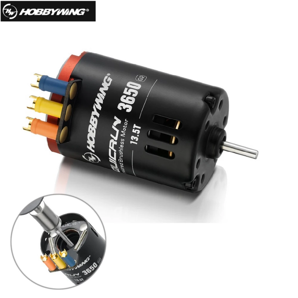 Гоночный бесщеточный двигатель Hobbywing quirun G2 3650 с датчиком 6 5 T/8 T/10 T/13 T/17 T/21 T для