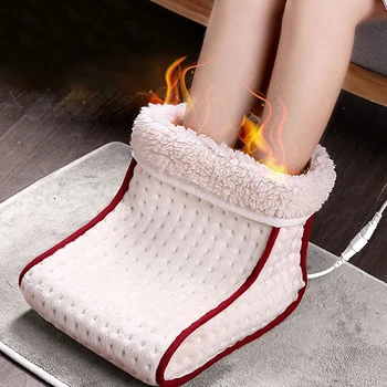 

Electric Warm Heated Foot Heating Pad Warmer Washable Heat foot care Warmer Cushion Thermal Foot Warmer 5 Modes Heat Settings