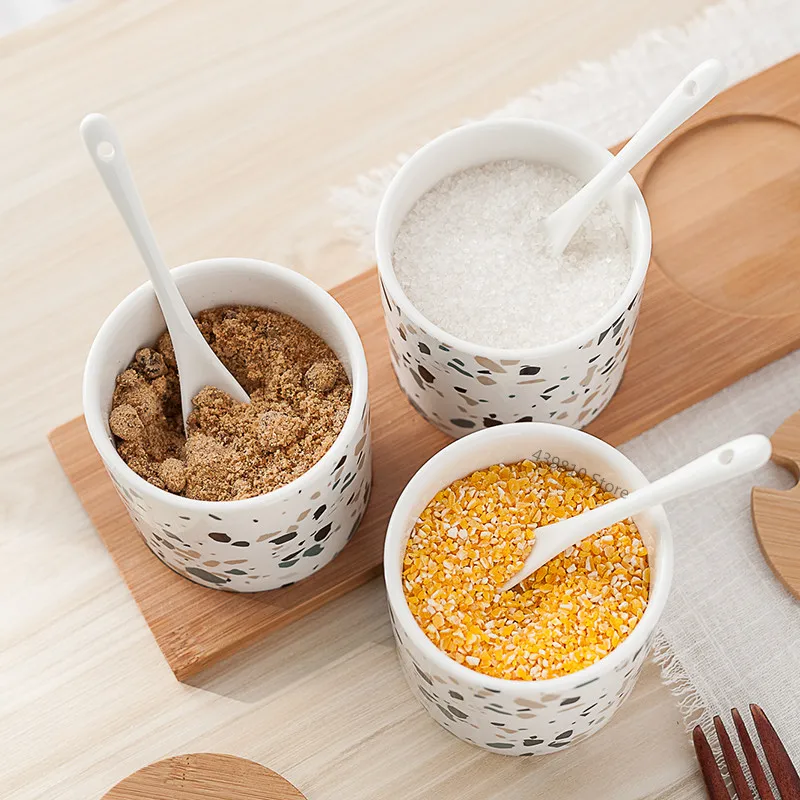 Скандинавские керамические банки, запечатанные банки для хранения продуктов питания, коробки для приправ, контейнеры для хранения зерна, баночки для сушеных фруктов, кофе, конфет