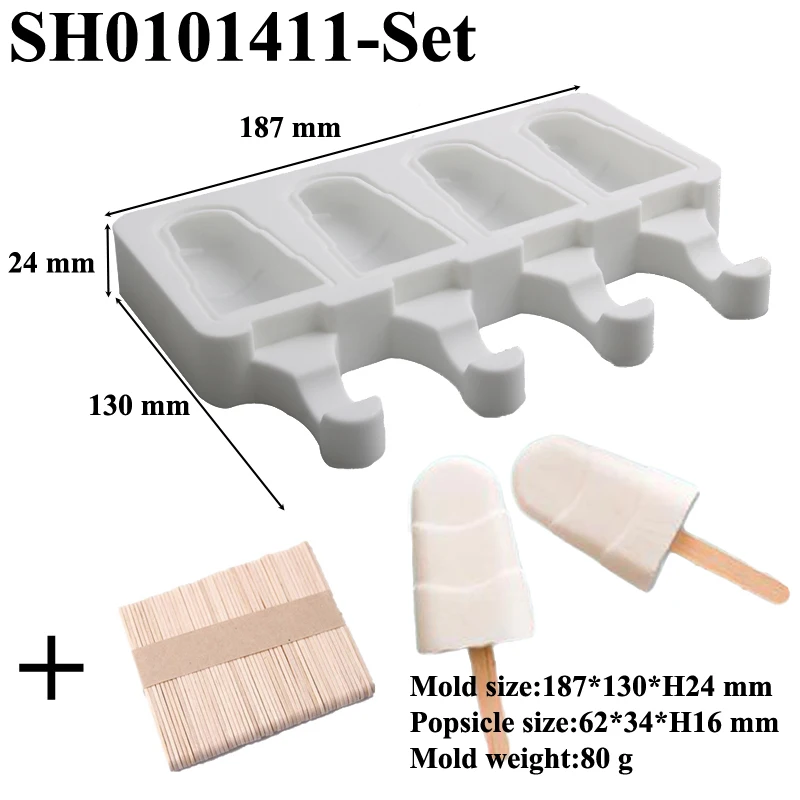 SHENHONG Silicone Popsicle Molds Ice Cream Mold Homemade Freezer Juice  Popsicle Summer Ice Cube Tray Cold Drink Making Tools - AliExpress