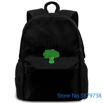 

Broccoholic Vegan & Vegetarian Broccoli Lovers New New women men backpack laptop travel school adult student