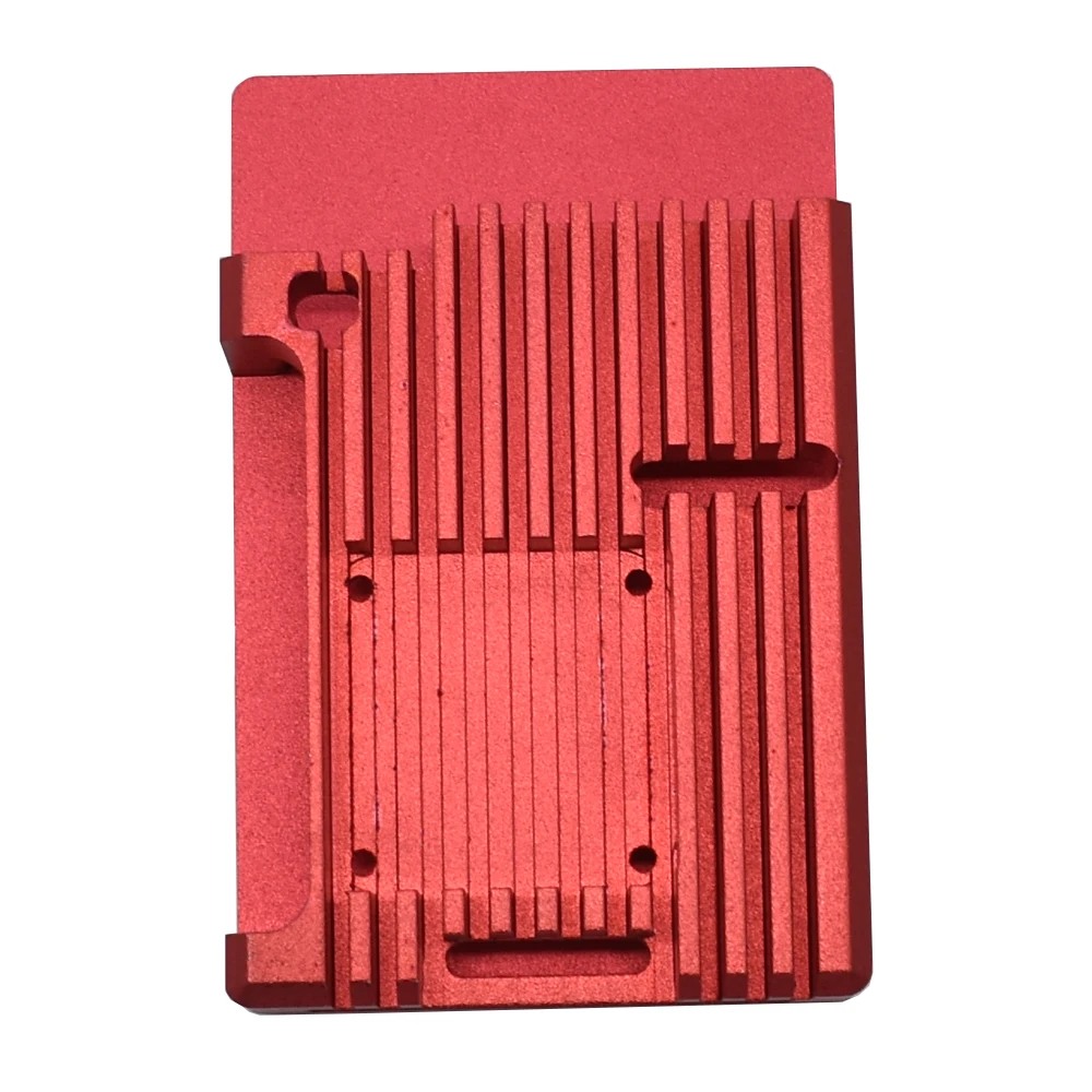Raspberry Pi CNC чехол из алюминиевого сплава корпус охлаждающий вентилятор Радиатор для Raspberry Pi 4 модель с большим вентилятором+ отвертка