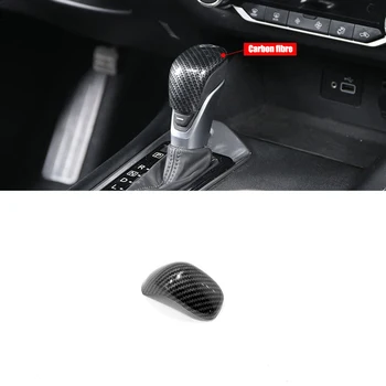 

For Nissan Versa 2019 2020 ABS Matte/Carbon fibre Car gear shift lever knob handle Cover Trim Car Sticker Styling Accessories 1s